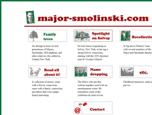 Tablet Screenshot of major-smolinski.com